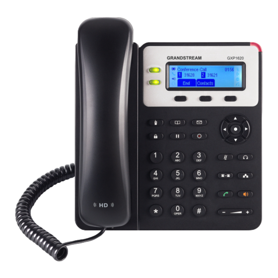 Grandstream Networks GXP1620 Quick Installation Manual