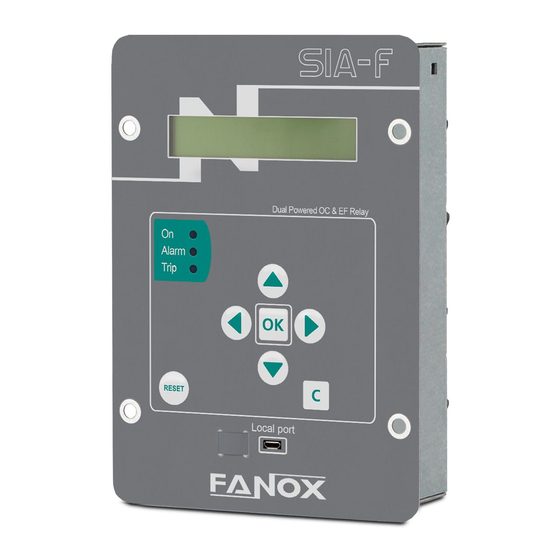 FANOX SIA-F Series Installation & Commissioning Manual