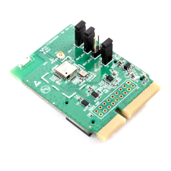 Texas Instruments CC2564MODNEM User Manual