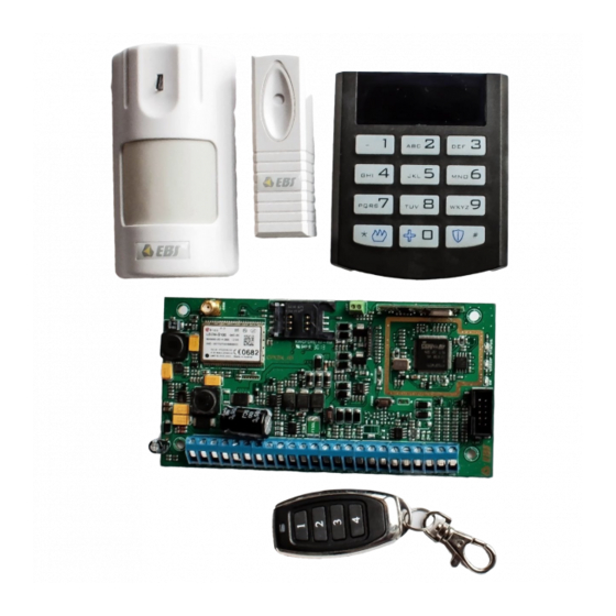 EBS CPX200NW Wireless Control Panel Manuals