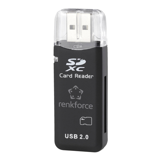 Renkforce CR02e-K Operating Instructions