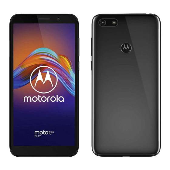 Motorola moto e6 play Read Me