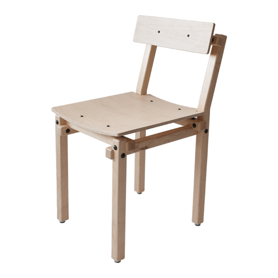 Askia FAIR AND SQUARE CHAIR Assembly Instructions