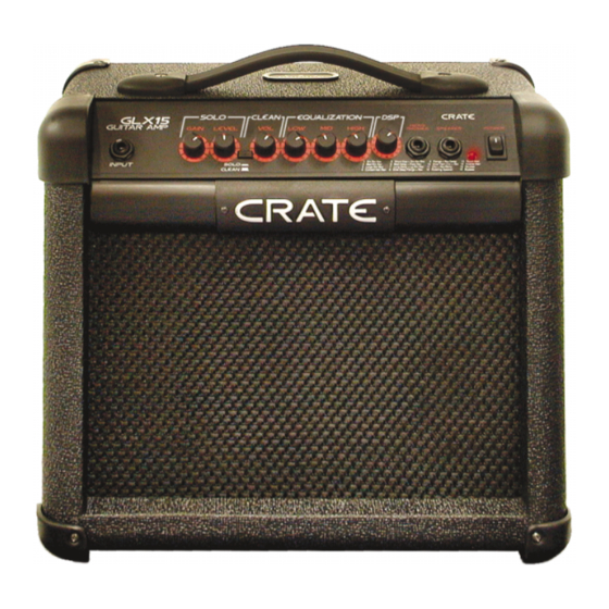 Crate GLX15 Owner's Manual