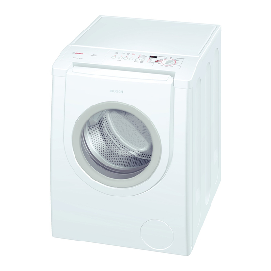 Bosch WFMC2201UC - Nexxt 300 Series Washer Operating, Care And Installation Instructions Manual