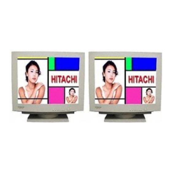 Hitachi CM823FET Manuals