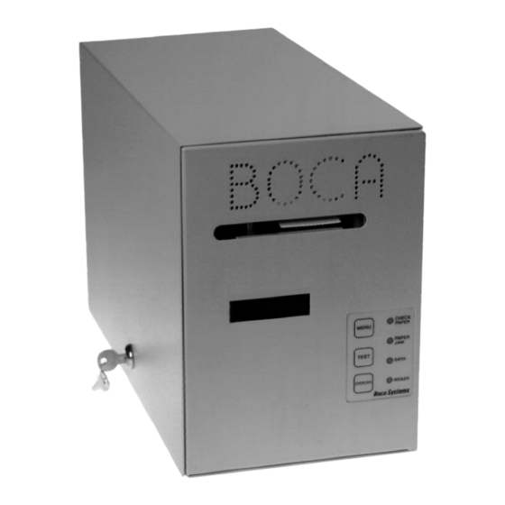 Boca Systems Micro Plus User Manual