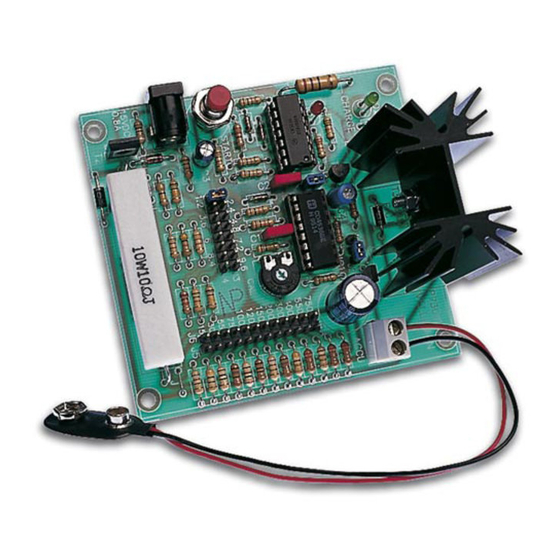Velleman K7300 Assembly Manual