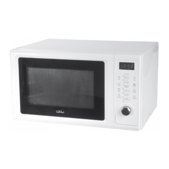 Gallet FMOEG 251W Instruction Manual