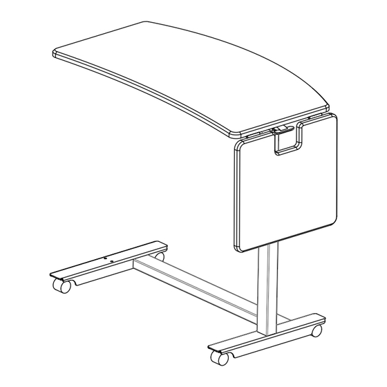 Maxwell Thomas MORNINGSIDE OVERBED TABLE Assembly And Operating Instructions