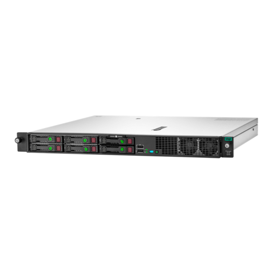 Hewlett Packard Enterprise HPE ProLiant DL20 Gen10 Maintenance And Service Manual