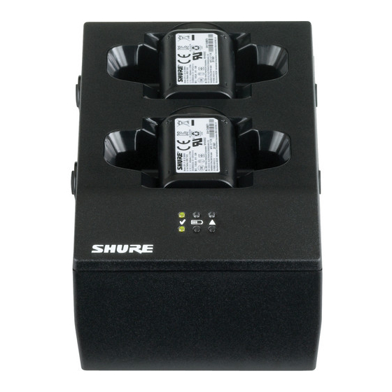 Shure SBC200-US Manual