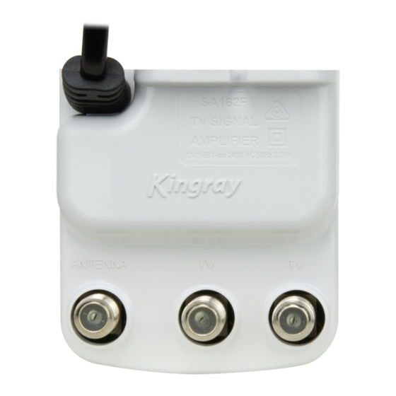 Kingray SA162F Installation Manual