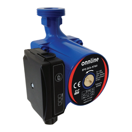 ONNLINE EPO 25/4-7/180 User Manual