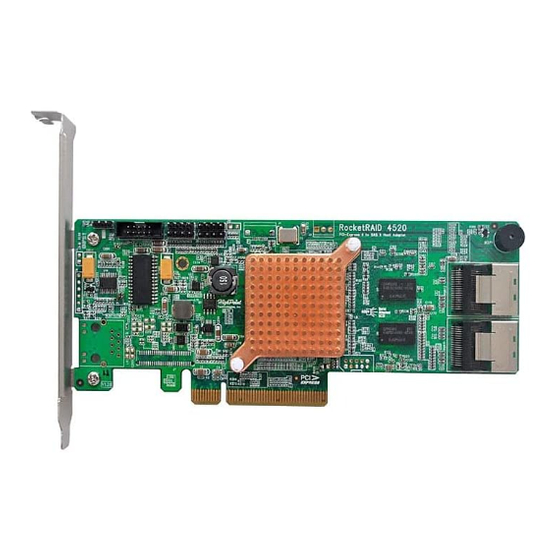 HighPoint RocketRAID 4520 Series User Manual