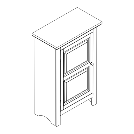 Whitewood Furniture CU-125 Assembly Instructions Manual