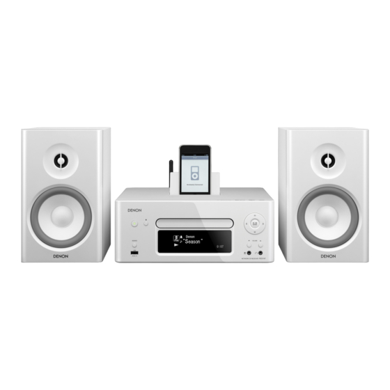Denon RCD-N7 Product Sheet