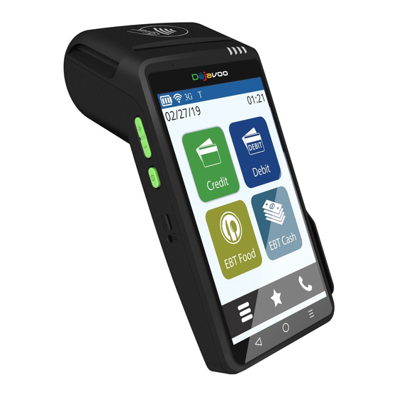 dejavoo QD2 Quick Reference Manual