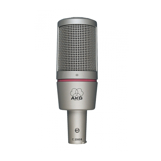 AKG C 2000 B Specifications