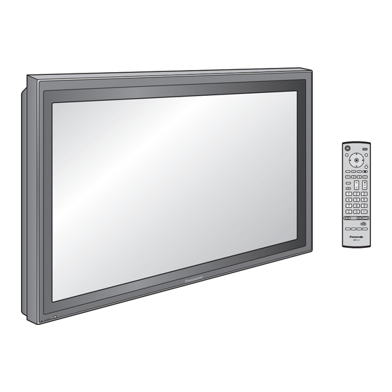 Panasonic TH-PH10 Plasma Display Manuals