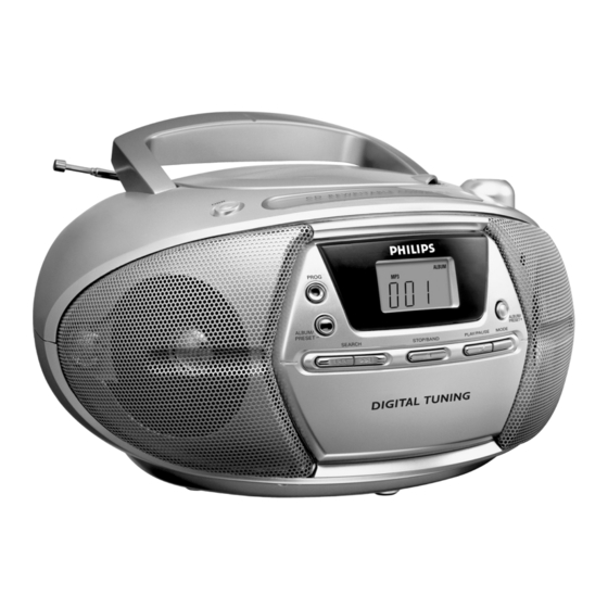 Philips AZ1303/37 User Manual