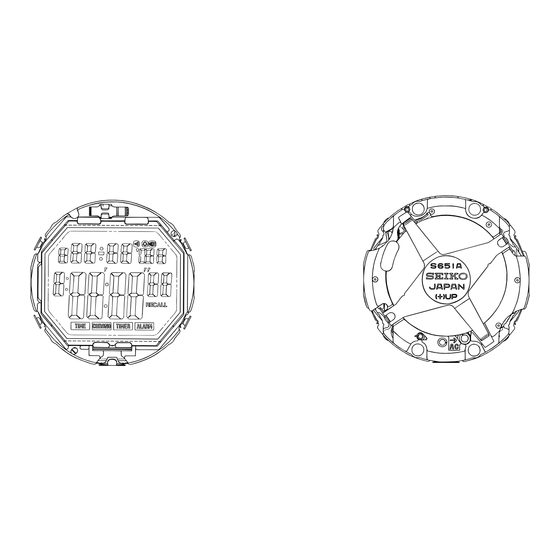 Seiko S651A Service Manual