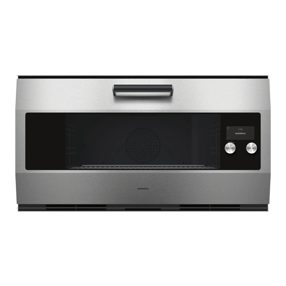 Gaggenau EB 333 610 Use And Care Manual