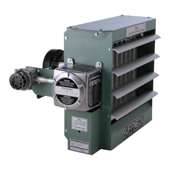 Ruffneck FX4 Series Installation, Operation & Maintenance Instructions Manual