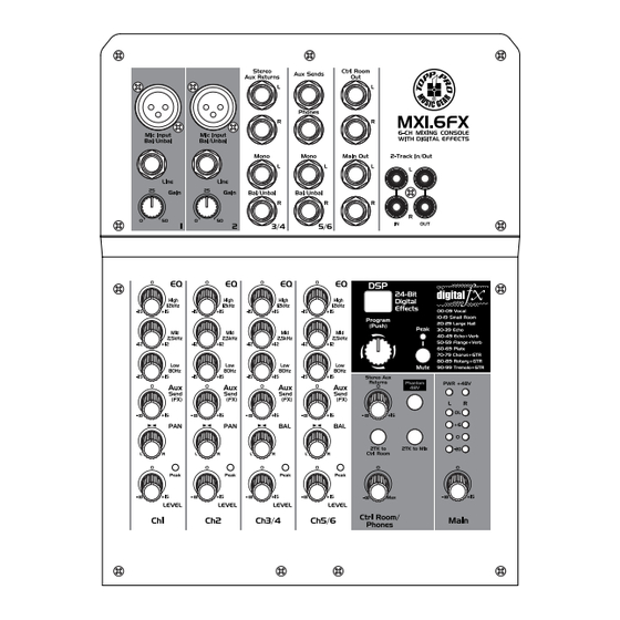 Topp Music Gear MXI Series User Manual