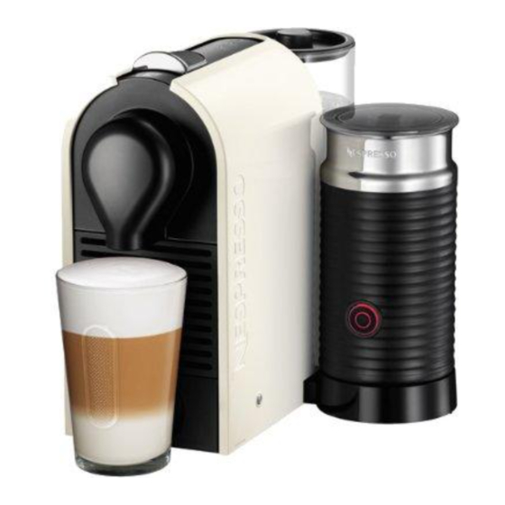 Nespresso my machine Instruction Manual