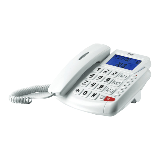 Itek I62002 Button Phone Manuals