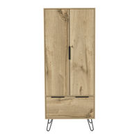 TUHOME Furniture AUGUSTA CLOSET Assembly Instructions Manual