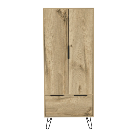 TUHOME Furniture AUGUSTA CLOSET Assembly Instructions Manual