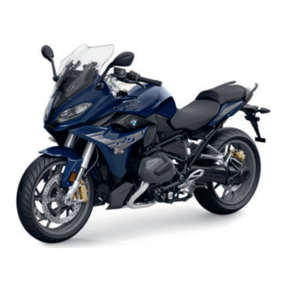 BMW Motorrad R 1250 RS 2021 Rider's Manual