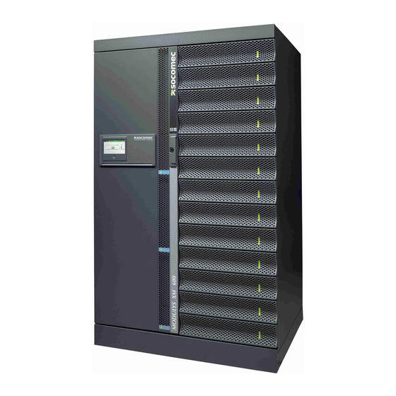 socomec MODULYS XM Installation And Operating Manual