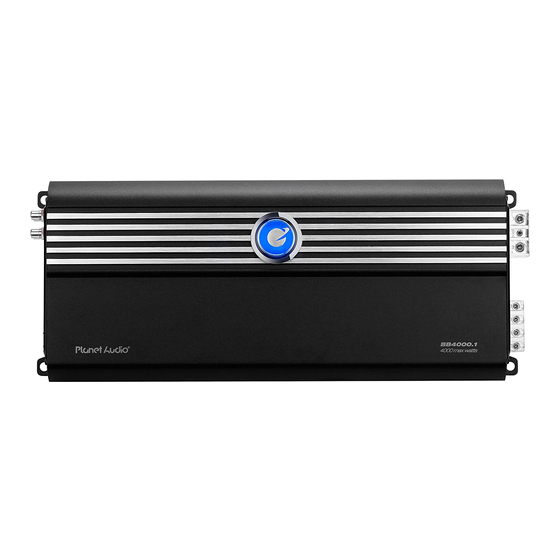 Planet Audio BB4000.1 User Manual