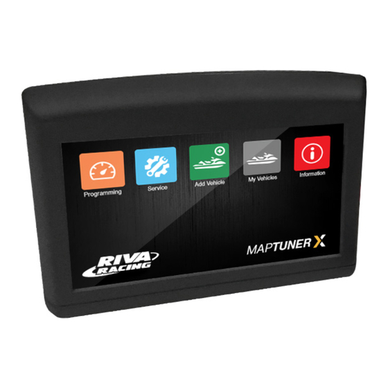 riva racing maptuner x Quick Start Manual
