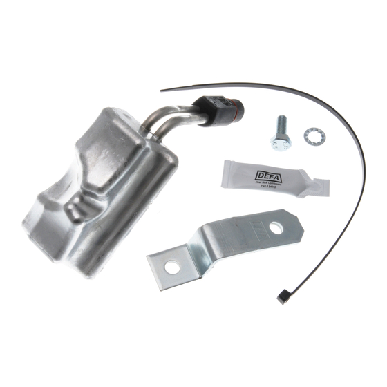 DEFA 412882 Fitting Instructions