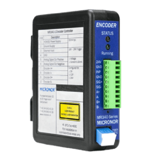 Micronor MR430-1 Firmware Update