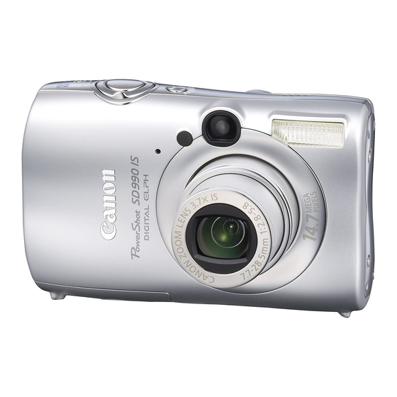Canon PowerShot SD990 IS Digital ELPH Manuals