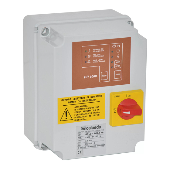 Calpeda QTLD 1D 12A-FA Manuals