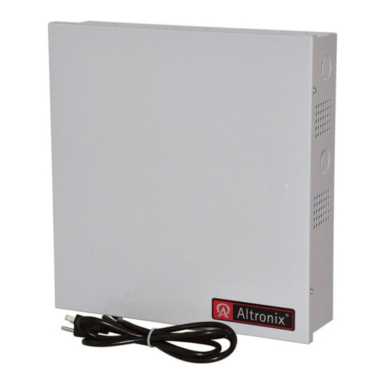 Altronix ALTV2432UL Series Installation Manual
