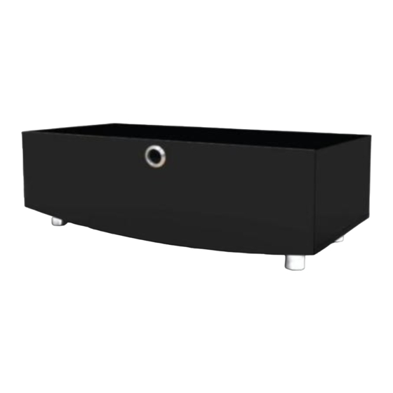 User Manuals: MDA DESIGNS CURVE 1000 TV Cabinet