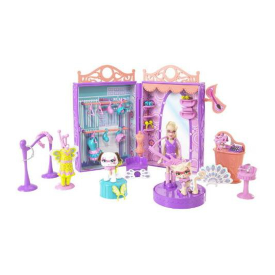 Mattel Polly Pocket Sparklin' Pets Dress Up Instructions