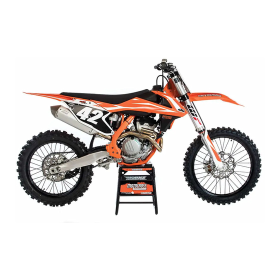 KTM 250 SX-F 2018 Owner's Manual