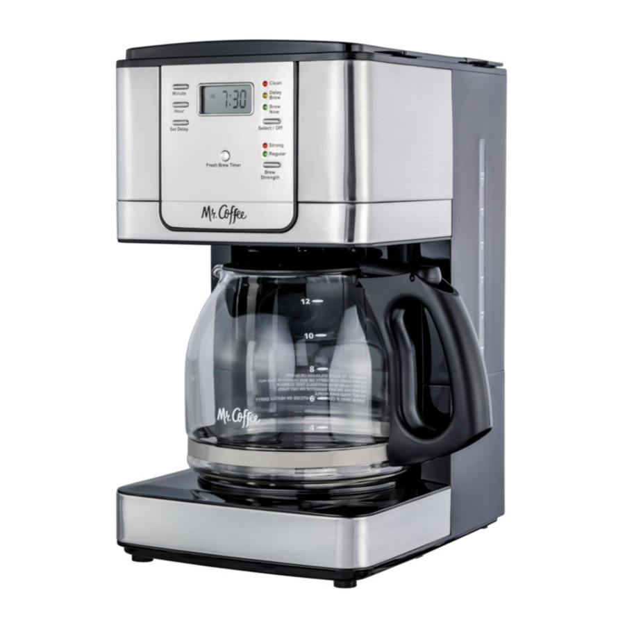 Mr. Coffee JW Series, BVMC-JWX31RB-NP - Coffee Maker Manual