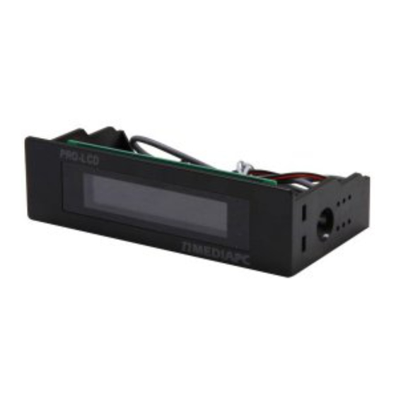 nMedia PRO-LCD-B Quick Installation Manual