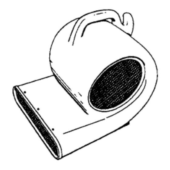 Windsor WB3 Operating Instructions Manual