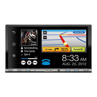Sony XAV-701HD Operating Instructions Manual