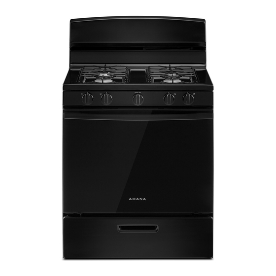 Amana 30" Installation Instructions Manual